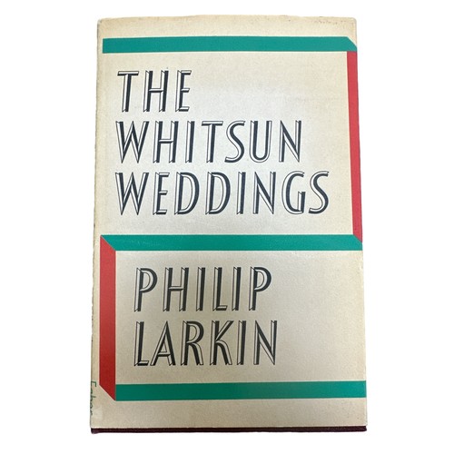 384 - LARKIN, PHILLIP. The Whitsun Weddings, poems by Philip Larkin. [London] Faber and Faber, 1964. First... 