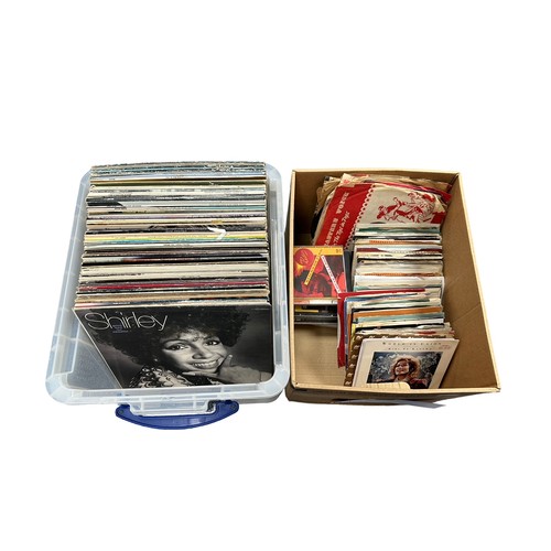 153 - 1960s onwards Vinyl collection, with LPs (approx. 80), singles and CDs, generally good plus in good ... 