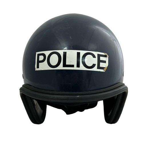 228 - A Police motorcycle helmet by Top-Tek industries. Size 3.