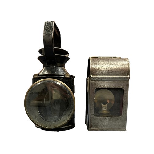 423 - Pair of railway signal lamps, generally good plus, unchecked for correctness and viewing recommended... 