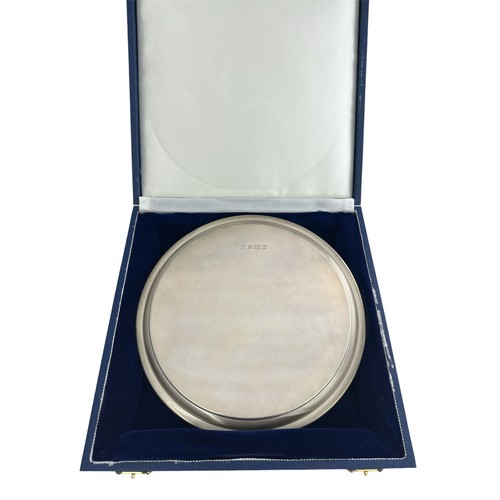 183 - A Barker Ellis silver salver commemorating the marriage of Prince Charles and Lady Diana Spencer, wi... 