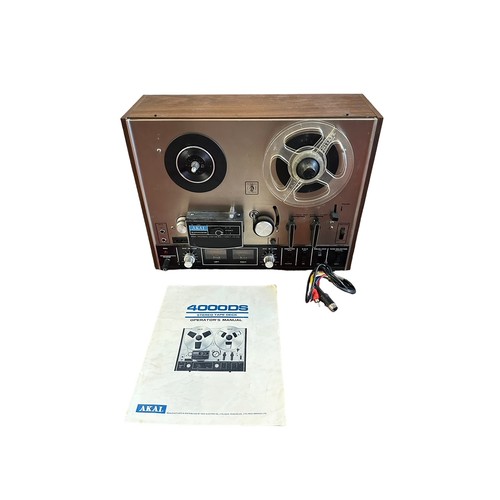 66 - AKAI Reel to Reel, an AKAI Reel to Reel 4000DS Stereo Tape Deck (untested) with approx. 30 tapes, Em... 