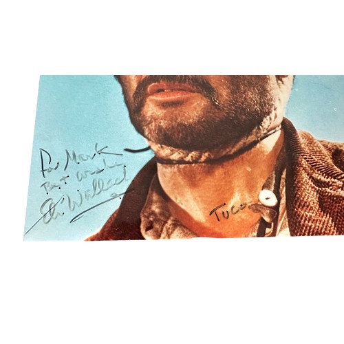 266 - Eli Wallach (1915-2014) – The Magnificent Seven, unframed signed colour photograph signed by Eli Wal... 