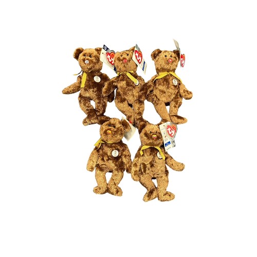 459 - TY Beanie Babies Qty 33 FIFA 2002 teddys, International Football Champions, excellent, team bears ea... 