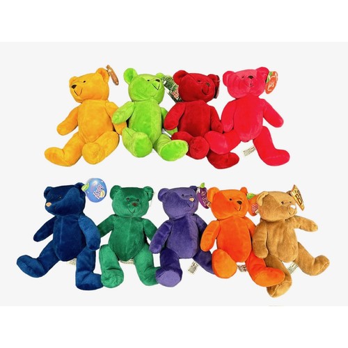 460 - Fruity Bears (Bullion Box) Qty 9, excellent with ear swing tags.