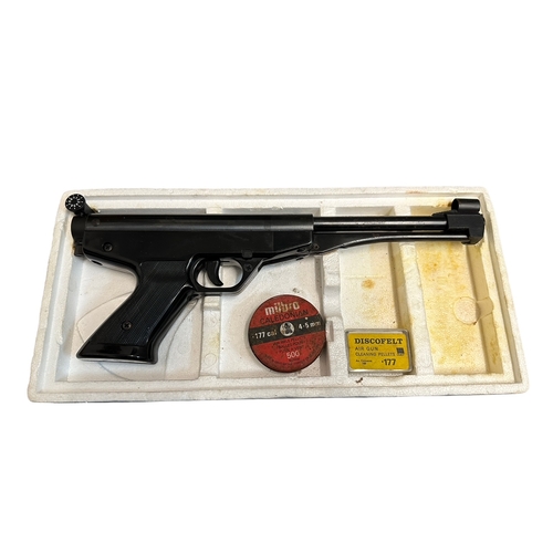 227 - Gamo Falcon .177 Air Pistol. Serial number 692217. With original packaging (outer sleeve has major w... 