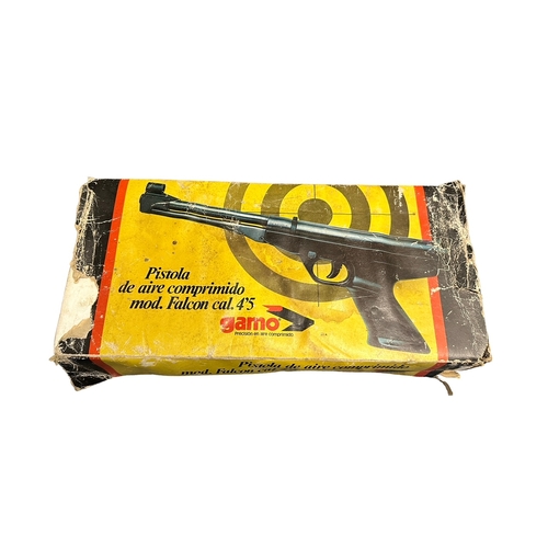 227 - Gamo Falcon .177 Air Pistol. Serial number 692217. With original packaging (outer sleeve has major w... 