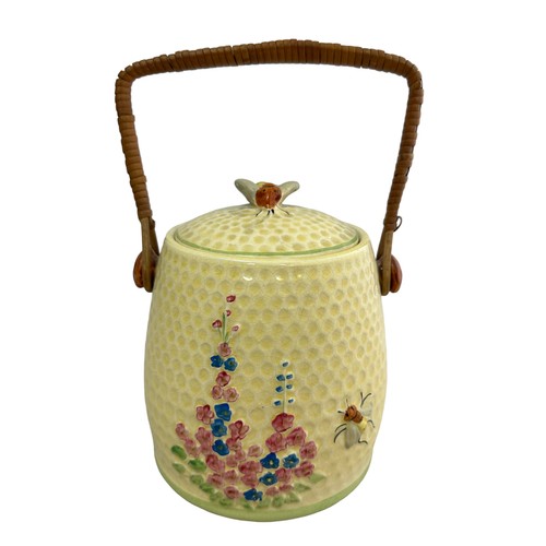 241 - A Price Kensington Honeycomb biscuit barrel. In good condition,