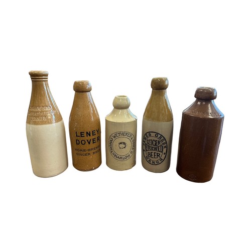 358 - Stoneware ginger beer/similar bottles (22), to include 