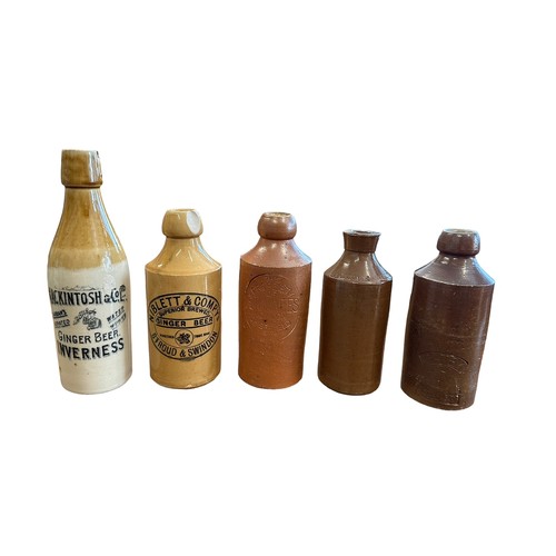 358 - Stoneware ginger beer/similar bottles (22), to include 