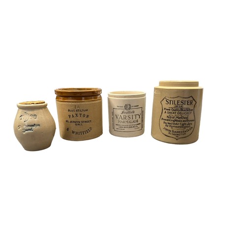 360 - Range of Cream pots, and other stone pots to include, Stilton Pot 