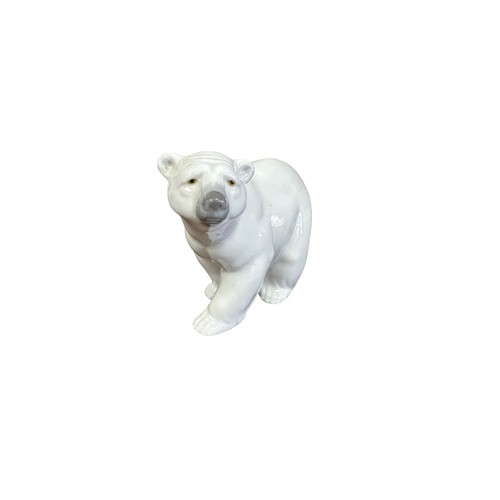 156 - Lladro. Polar Bear No. 1207 and Duck No. 4552, excellent in good plus boxes with packing pieces. (2)