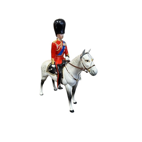 1 - Beswick H.R.H. The Duke of Edinburgh mounted on “Alamein” Trooping the Colour by Beswick England. Mi... 