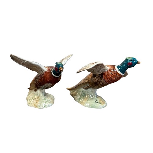 5 - Beswick, collection of eight ceramic Pheasant figures to include; Beswick Pheasant 1225 (x2), Beswic... 