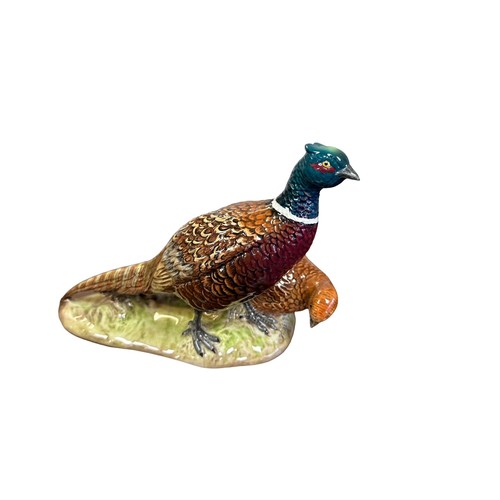 6 - Beswick, a Beswick cock and hen pheasant group figure, model no. 2078. Height 17.5cm.