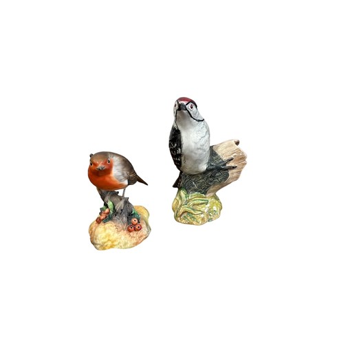 12 - Beswick, Bird group of figurines to include; Beswick Woodpecker (1218), Beswick Kestrel (2316), Less... 