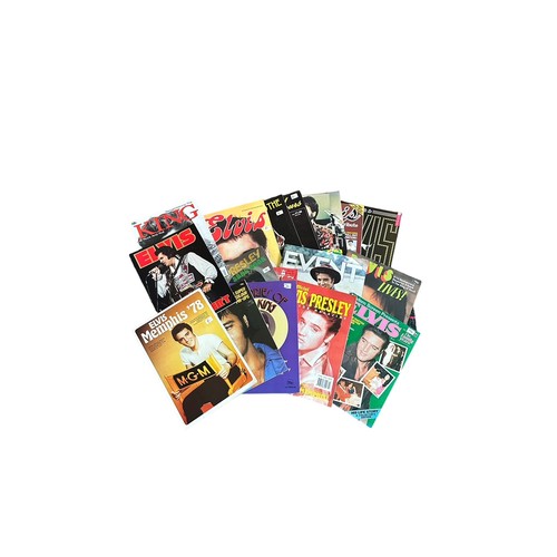 388 - Elvis Presley collection of books, magazines, Memphis tourist souvenirs, etc., generally excellent t... 