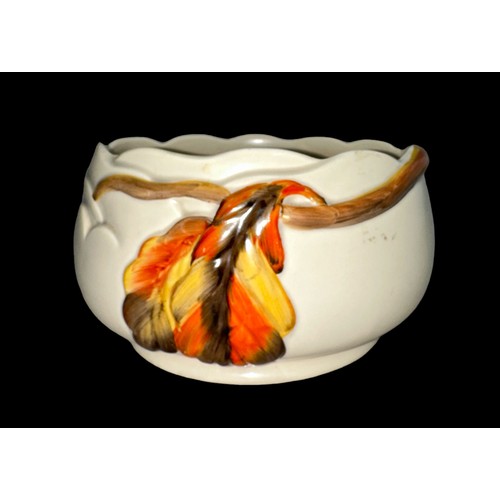 140 - A Clarice Cliff Newport Pottery Autumn Leaf pattern bowl.