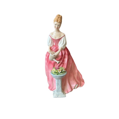 146 - Royal Doulton, three collectable Royal Doulton ceramic female figures to include; 'Kathleen' (HN 360... 