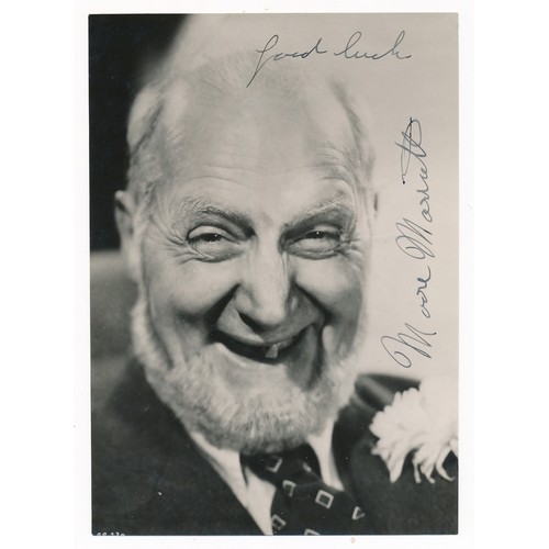 270 - Moore Marriott (1885-1949) – Signed unframed black and white photograph of Moore Marriott signed in ... 