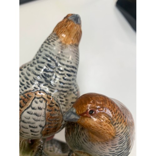 8 - Beswick, a Beswick pair of Partridges, model no. 2064. Height 15.5cm.