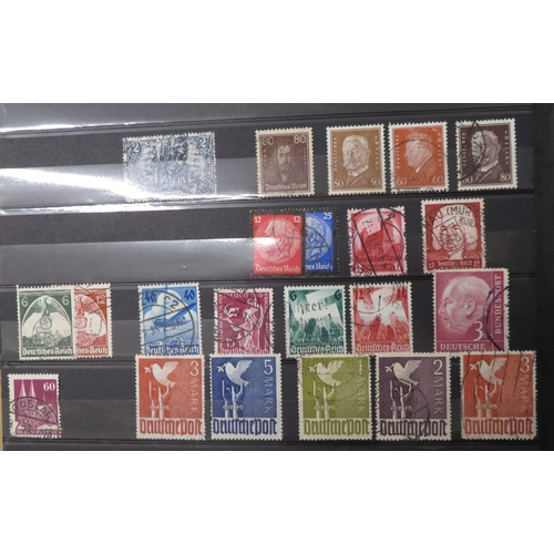 43 - Germany – Collection across four stockbooks and binder including early issues U, 1916 vals to 4m U, ... 