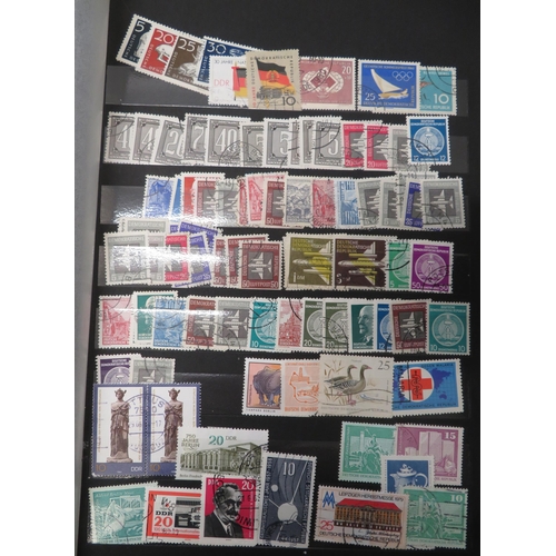 43 - Germany – Collection across four stockbooks and binder including early issues U, 1916 vals to 4m U, ... 