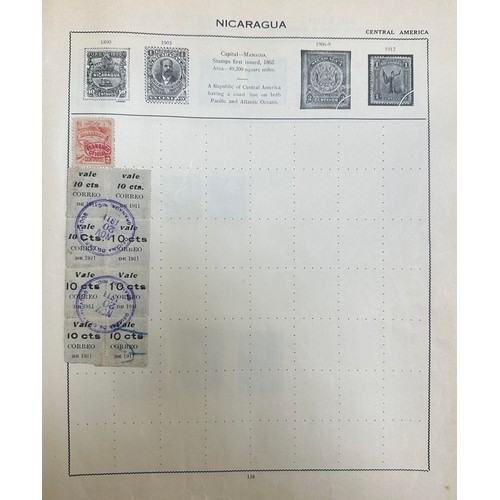 11 - World stamp collection in the Triumph Stamp Album including early issues (in small qtys, page per co... 