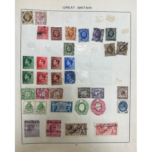 11 - World stamp collection in the Triumph Stamp Album including early issues (in small qtys, page per co... 