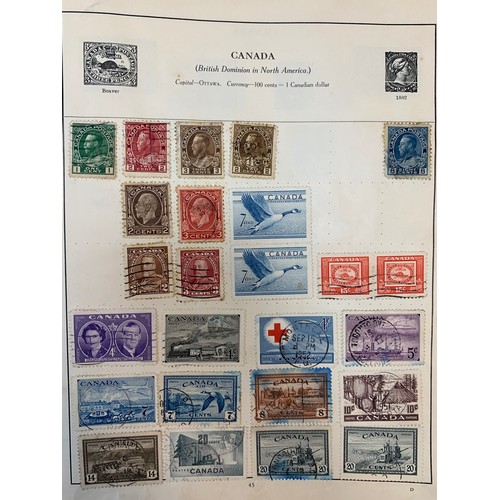 12 - World stamp collection in two albums (The Strand Stamp Album & So’ton Album) including, Australia, C... 