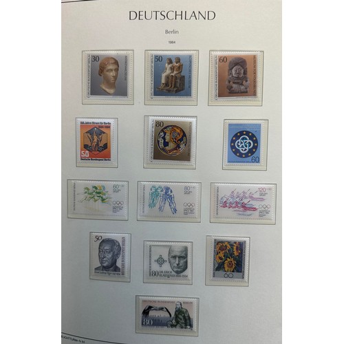 45 - Germany (West Berlin) - 1954-1989 Mint/ Unmounted Mint collection in Lighthouse hingeless album.