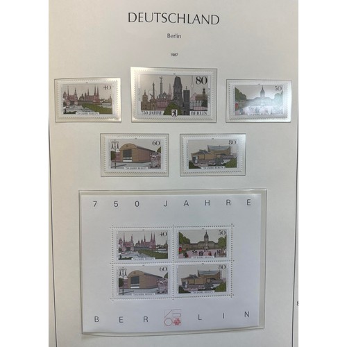 45 - Germany (West Berlin) - 1954-1989 Mint/ Unmounted Mint collection in Lighthouse hingeless album.