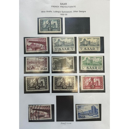 42 - Germany - Early to Modern Mint or Used collection in five volumes including Third Reich, Danzig, Mem... 