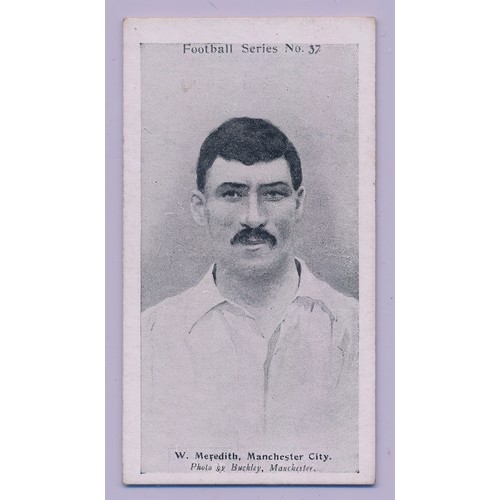 217 - Wills 1902 Football Series - W. Meredith Manchester City single card, excellent to near mint conditi... 