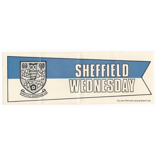 233 - A. & B.C. 1968 Football Team Pennants (8), to include Arsenal, Aston Villa (small tear to centre fol... 