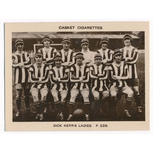 201 - Pattreiouex 1922 Football Teams - Dick Kerr's Ladies No.F238 single card in excellent condition.