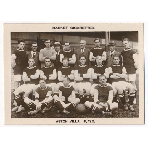 203 - Pattreiouex 1922 Football Teams - Aston Villa No.F196 single card in excellent condition.