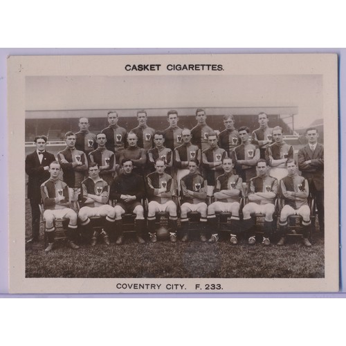 206 - Pattreiouex 1922 Football Teams - Coventry City No.F233, in very good condition apart from very smal... 