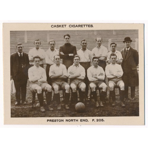 207 - Pattreiouex 1922 Football Teams - two cards,  Blackpool F.231 & Preston North End F.205, in excellen... 