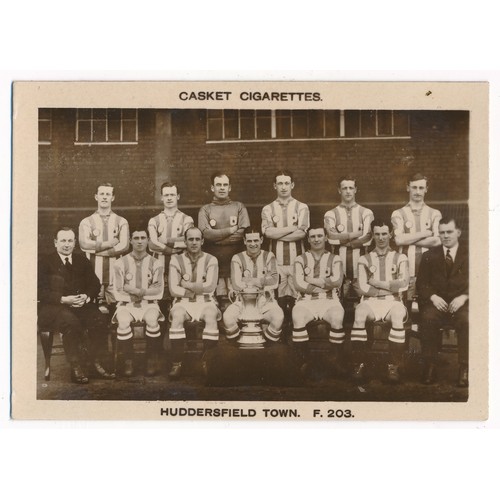 208 - Pattreiouex 1922 Football Teams - two cards, Huddersfield Town F.203 & Oldham Athletic F.207, in exc... 