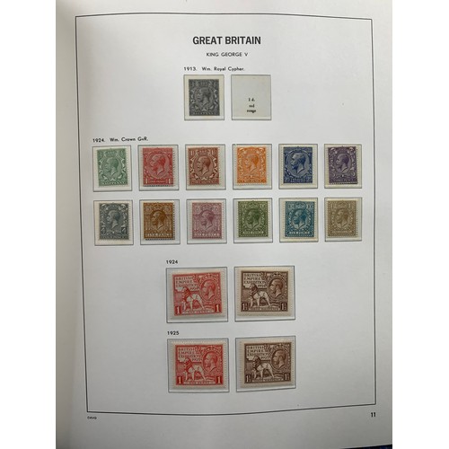 80 - 1840-1970 Great Britain miscellaneous collection in Davo Hingeless album including Line Engraved wit... 