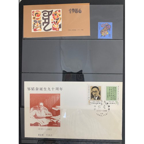 35 - China - Early to 1986 collection on hagners including some useful Cat. 1980's booklets and miniature... 