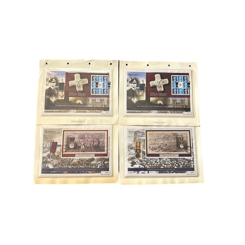 69 - Thematic - Military. Selection of Replica medal covers (13), plus military uniforms and stamps & min... 