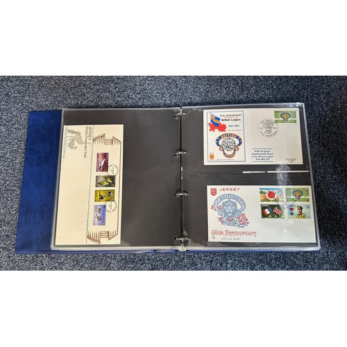 139 - Jersey - 1969-2021 (Christmas) First Day Cover collection in nine volumes, huge original face value ... 