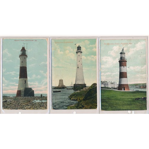 174 - Postcards - Lighthouses & Coastguard Stations (45) to include Coast Guard Station Stations with Shoe... 