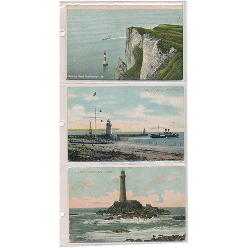 174 - Postcards - Lighthouses & Coastguard Stations (45) to include Coast Guard Station Stations with Shoe... 