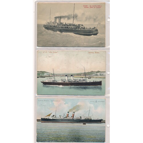 175 - Postcards - Shipping (190) to include good ranges of Navy and Merchant ships. Condition is mixed. Se... 