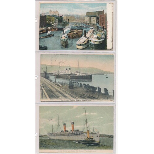 175 - Postcards - Shipping (190) to include good ranges of Navy and Merchant ships. Condition is mixed. Se... 