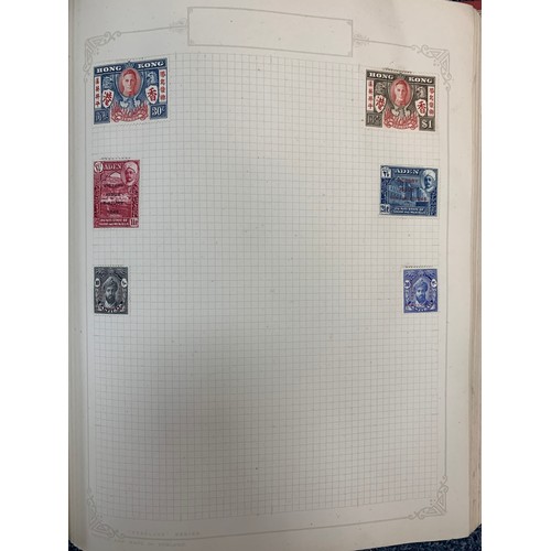 4 - World stamp collection in two albums (The Favourite Philatelic Album & Other) including pages of; Au... 