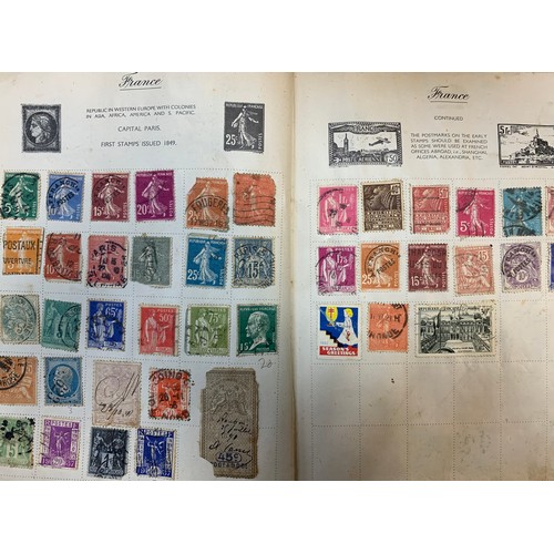 10 - Very untidy collection of covers and stamps, to include; a Royal Mail Stamp Album with small quantit... 